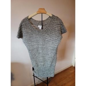 Pre-Loved Ann Taylor Loft Alpaca Blend Gray Sweater Women Size Medium